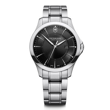 Alliance Ø40, black dial, bracelet