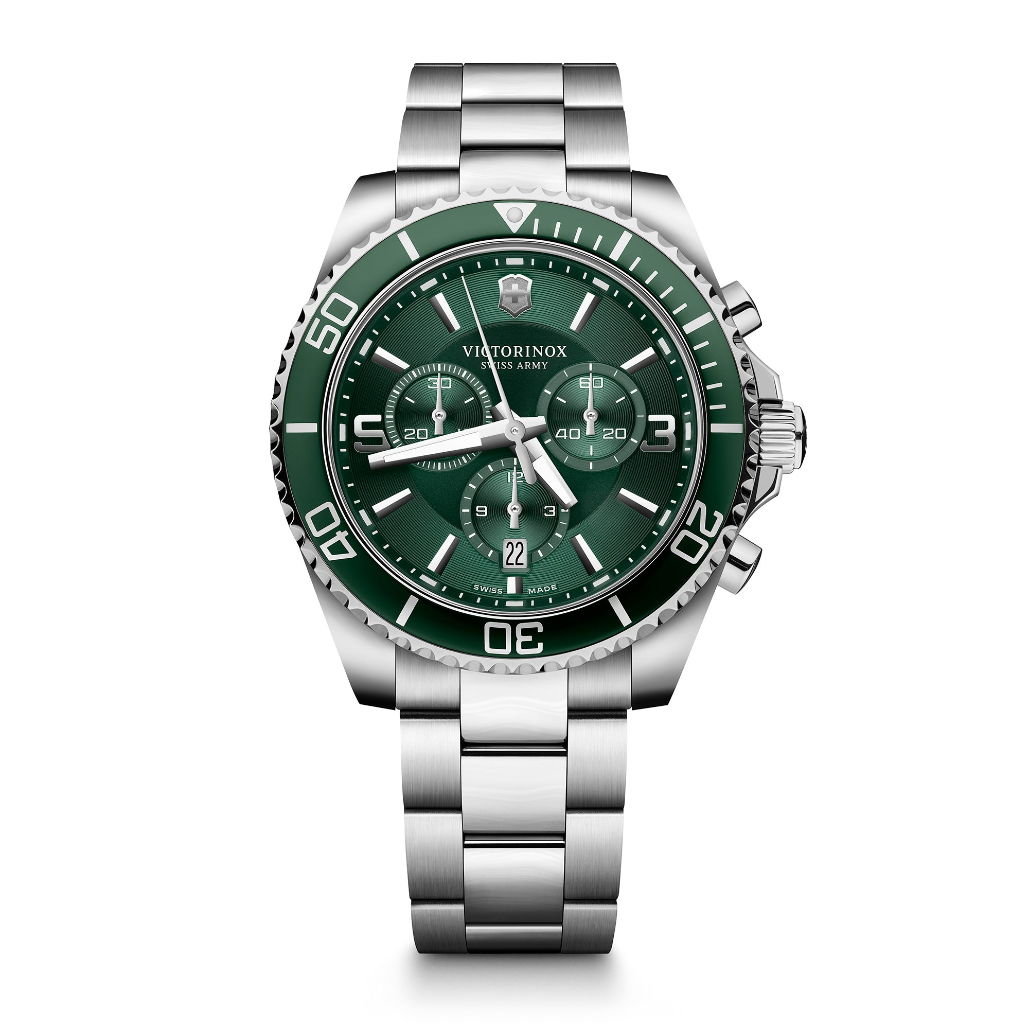 Maverick Chronograph - Silver, Green Small Image
