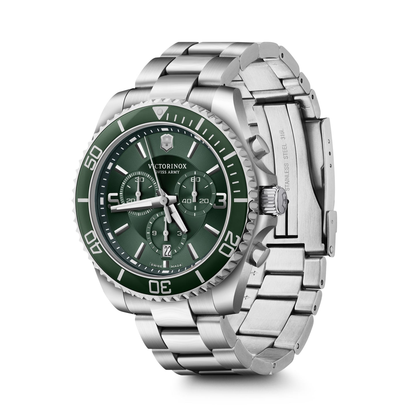 Maverick Chronograph - Silver, Green