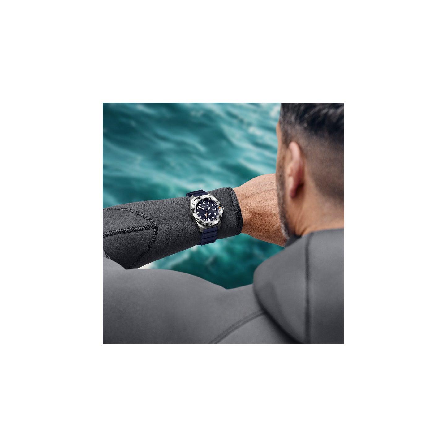 Dive Pro Quartz Steel Navy