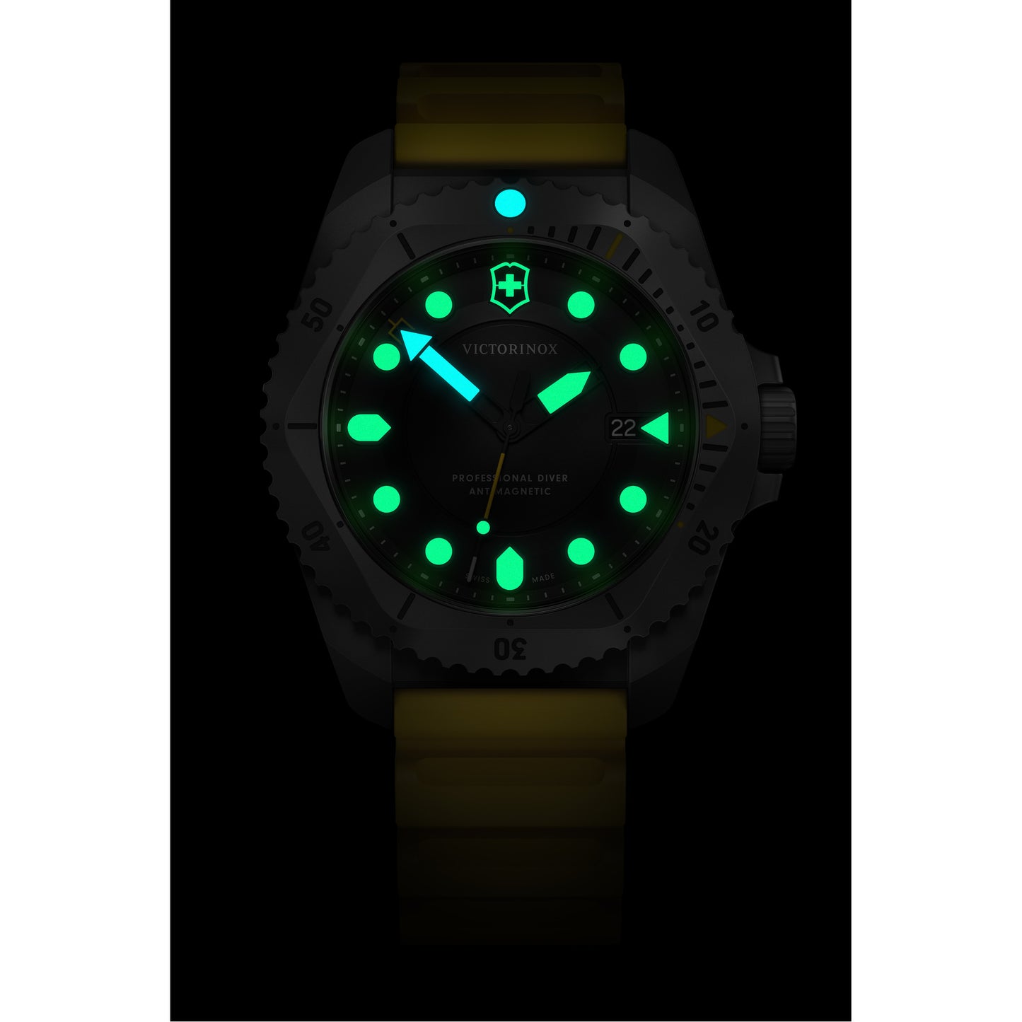 Dive Pro Quartz Titanium Yellow