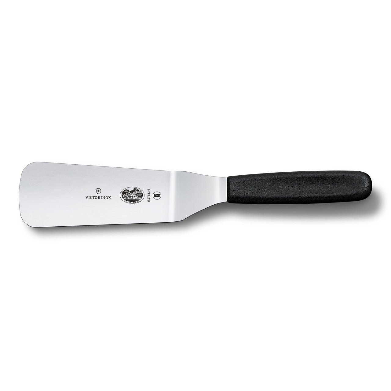 Spatula, 16cm, Offset Shaped Blade, 12cm Spread, Nylon - Black