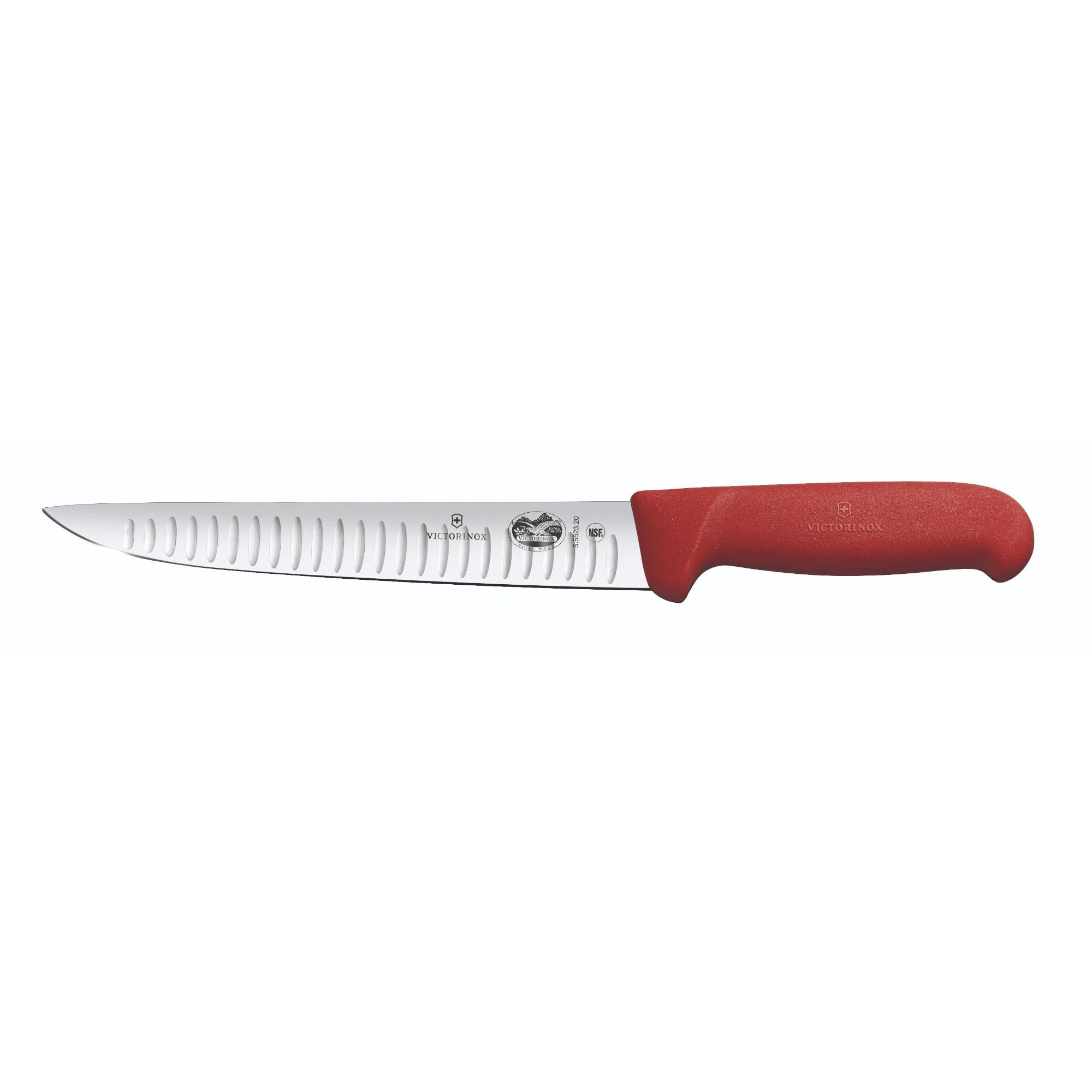 Fibrox Straight Back Blade Sticking Knife, 25cm Fluted Edge Small Image