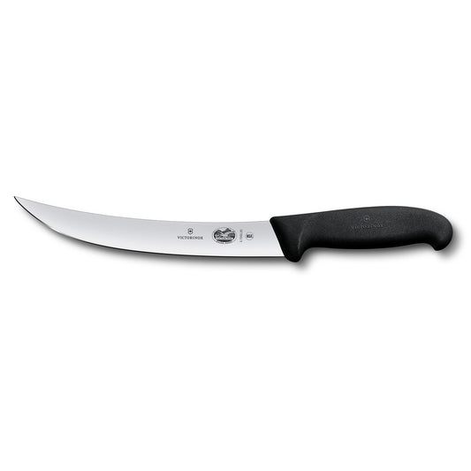 Breaking Knife, 20cm Curved, Narrow Blade, Fibrox - Black