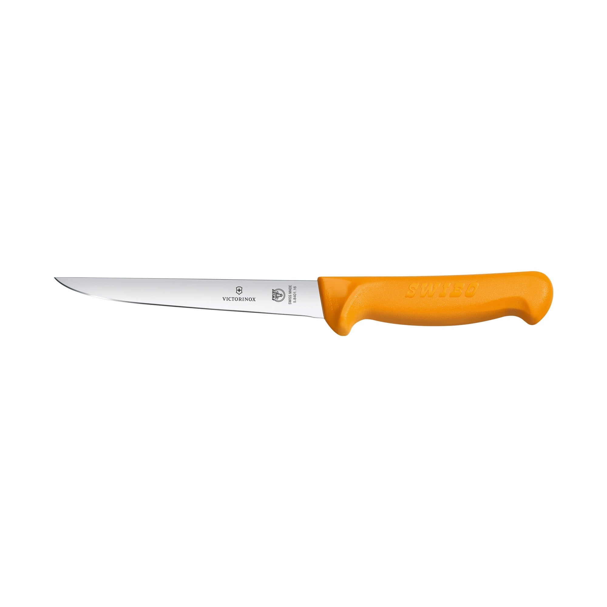 Swibo Boning Knife, 14cm Straight Wide Blade - Yellow Small Image