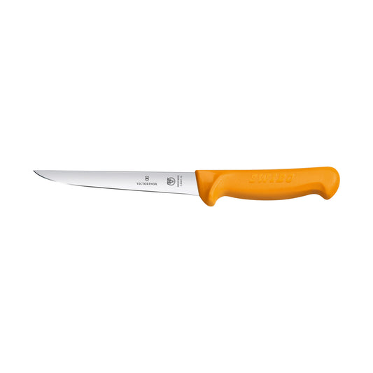 Swibo Boning Knife, 14cm Straight Wide Blade - Yellow