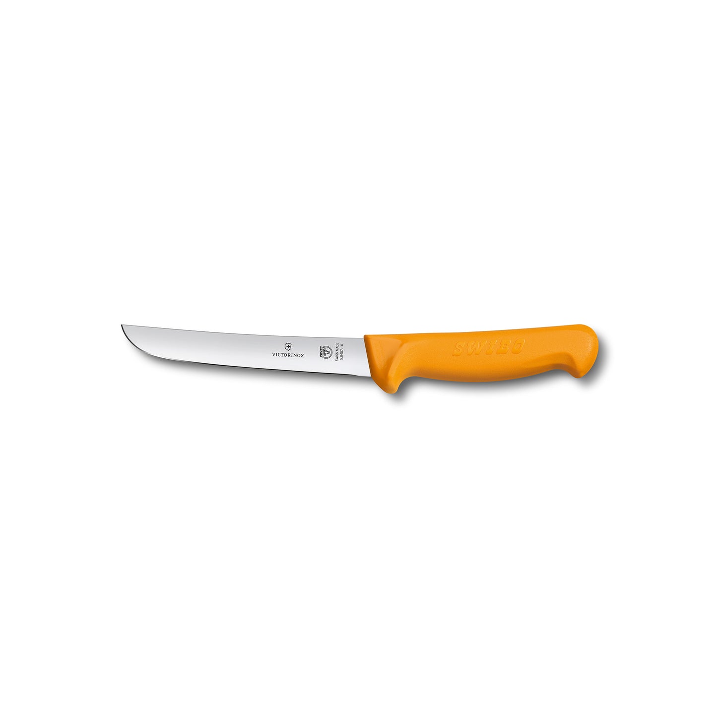 Swibo Boning Knife, 16cm Curved Wide Blade - Yellow