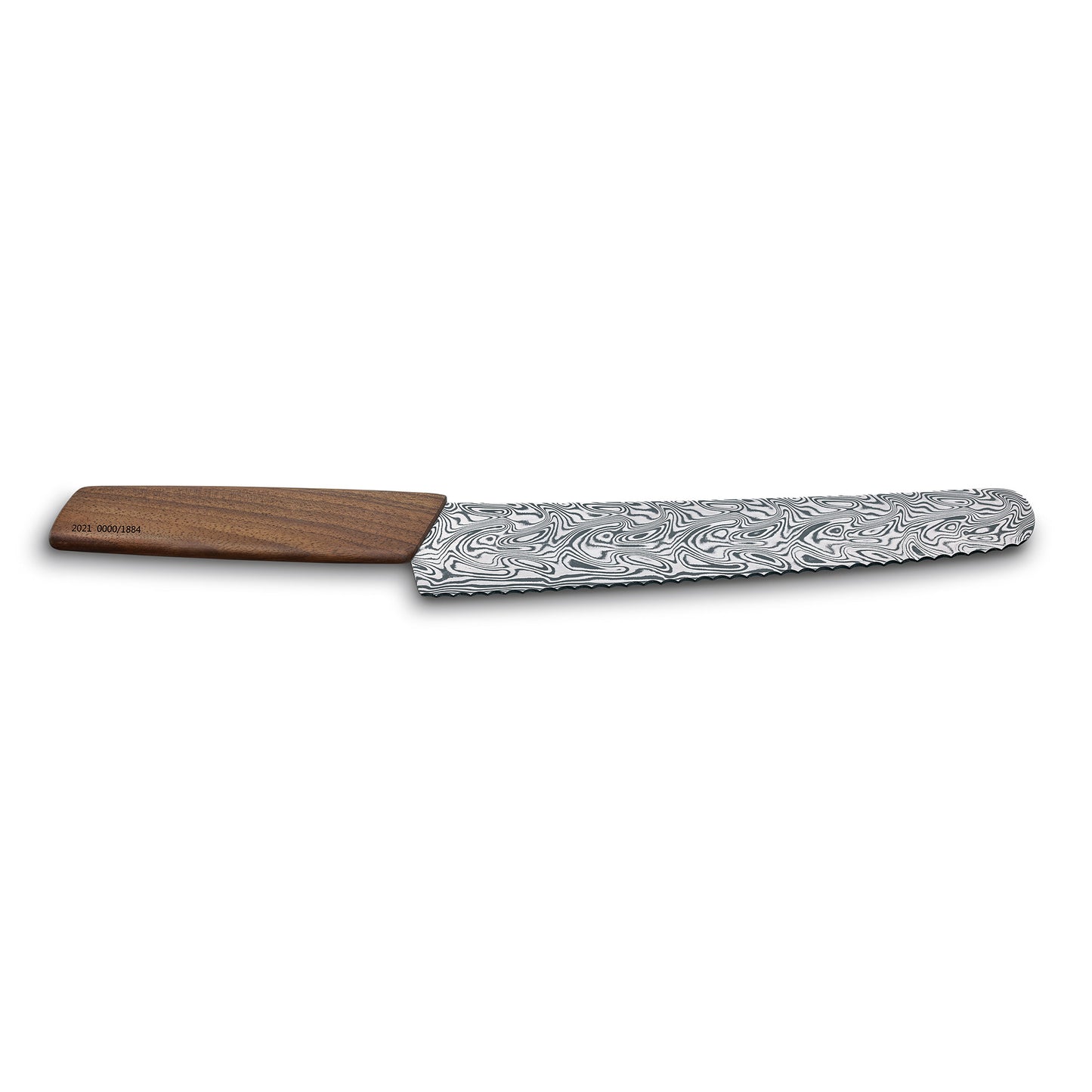 Swiss Modern Bread and Pastry Knife Damast Limited Edition
