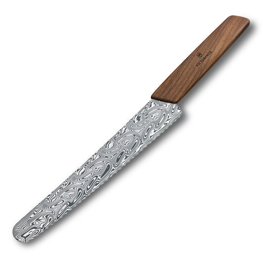 Swiss Modern Bread and Pastry Knife Damast Limited Edition