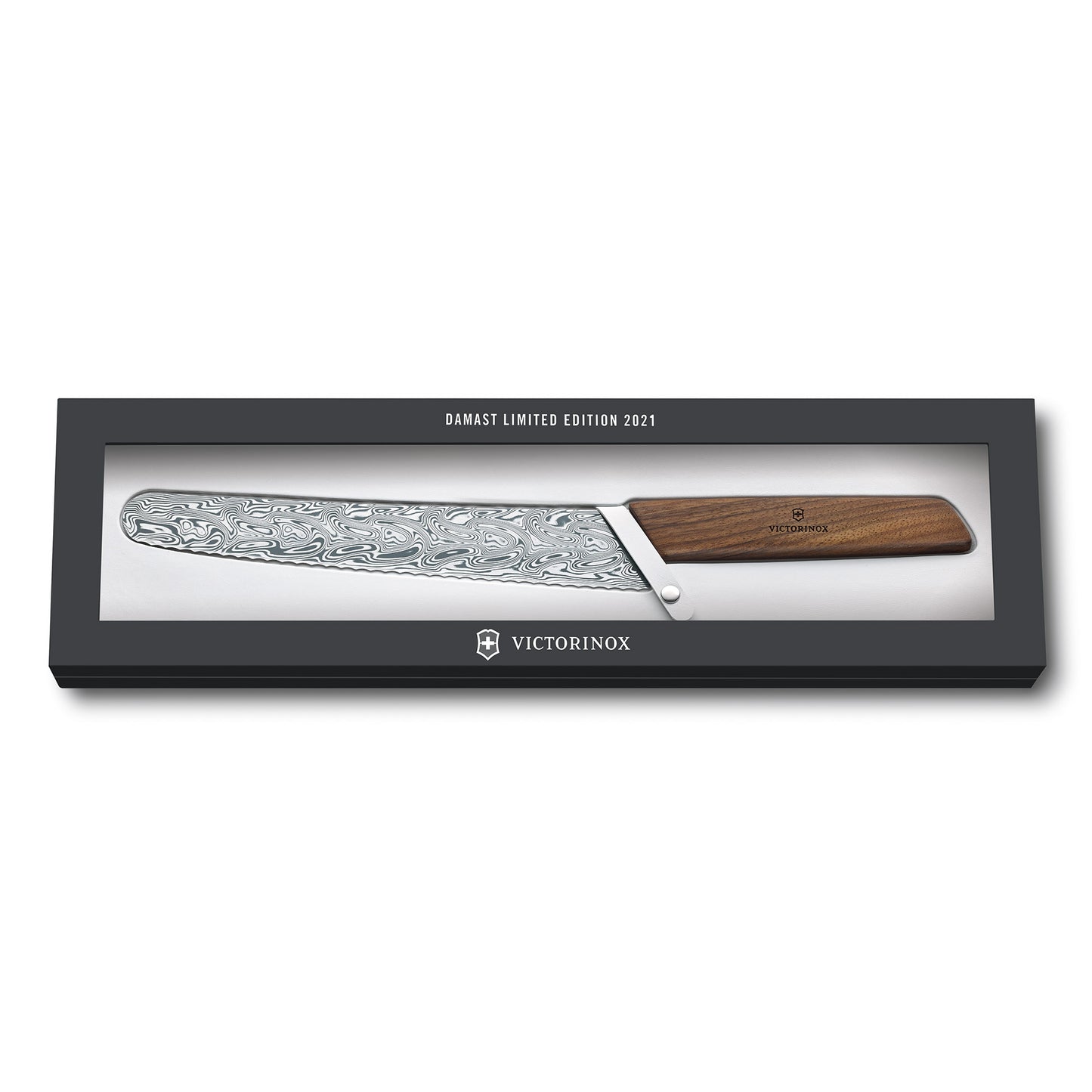 Swiss Modern Bread and Pastry Knife Damast Limited Edition