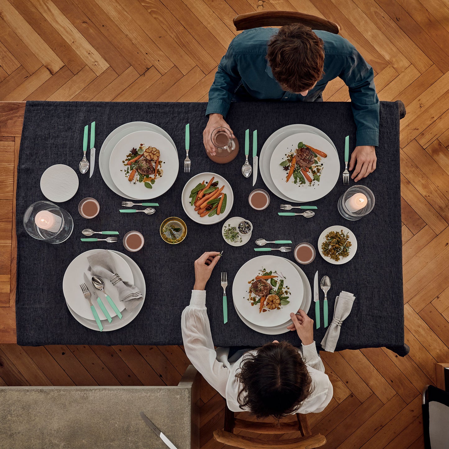 Swiss Modern Table Set (Steak Knife), 12 pieces