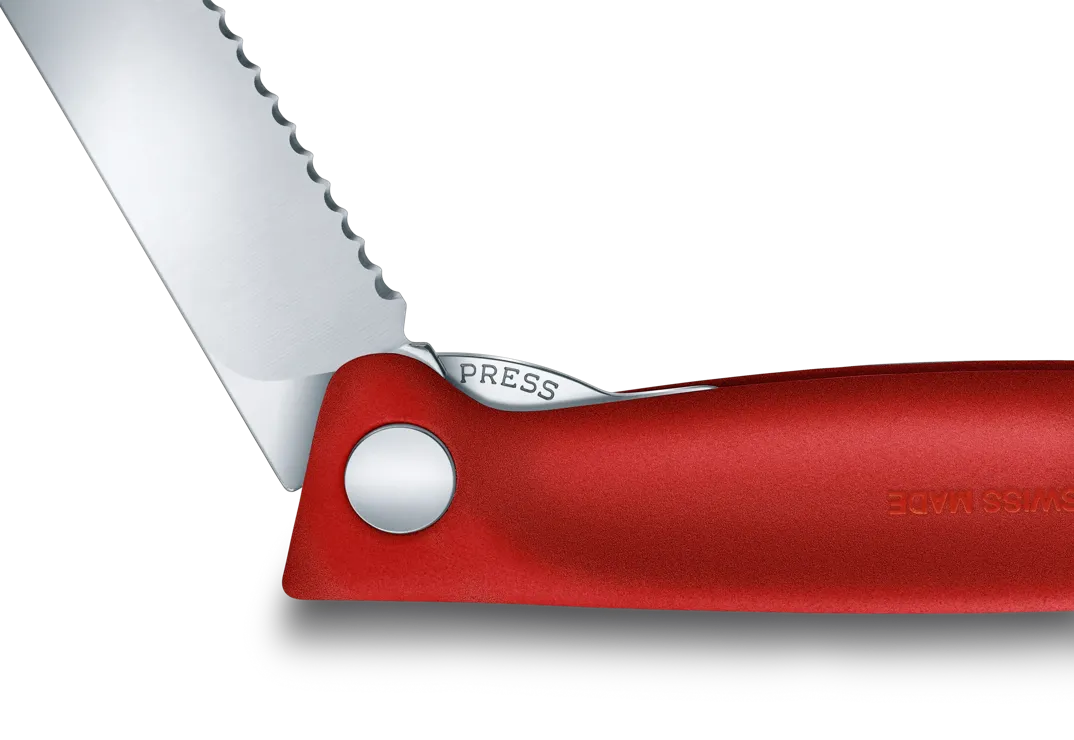 Swiss Classic Foldable Paring Knife  closing mechanism