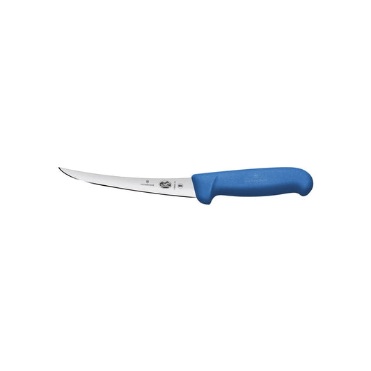 Fibrox Boning Knife - Curved Stiff Blade & Sheath, 15cm
