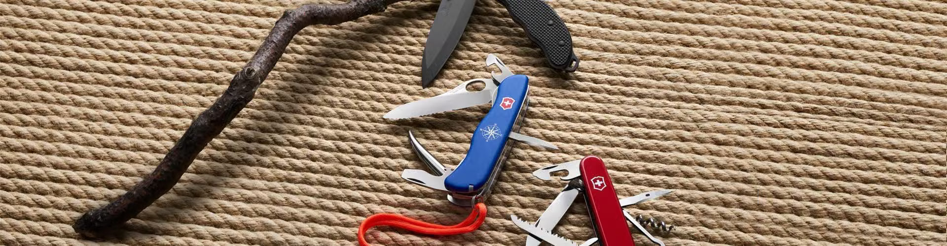 Blue Swiss Army Knives