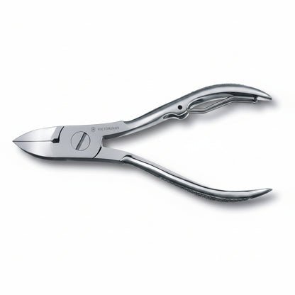 Metal pliers with a visible brand logo on a white background
