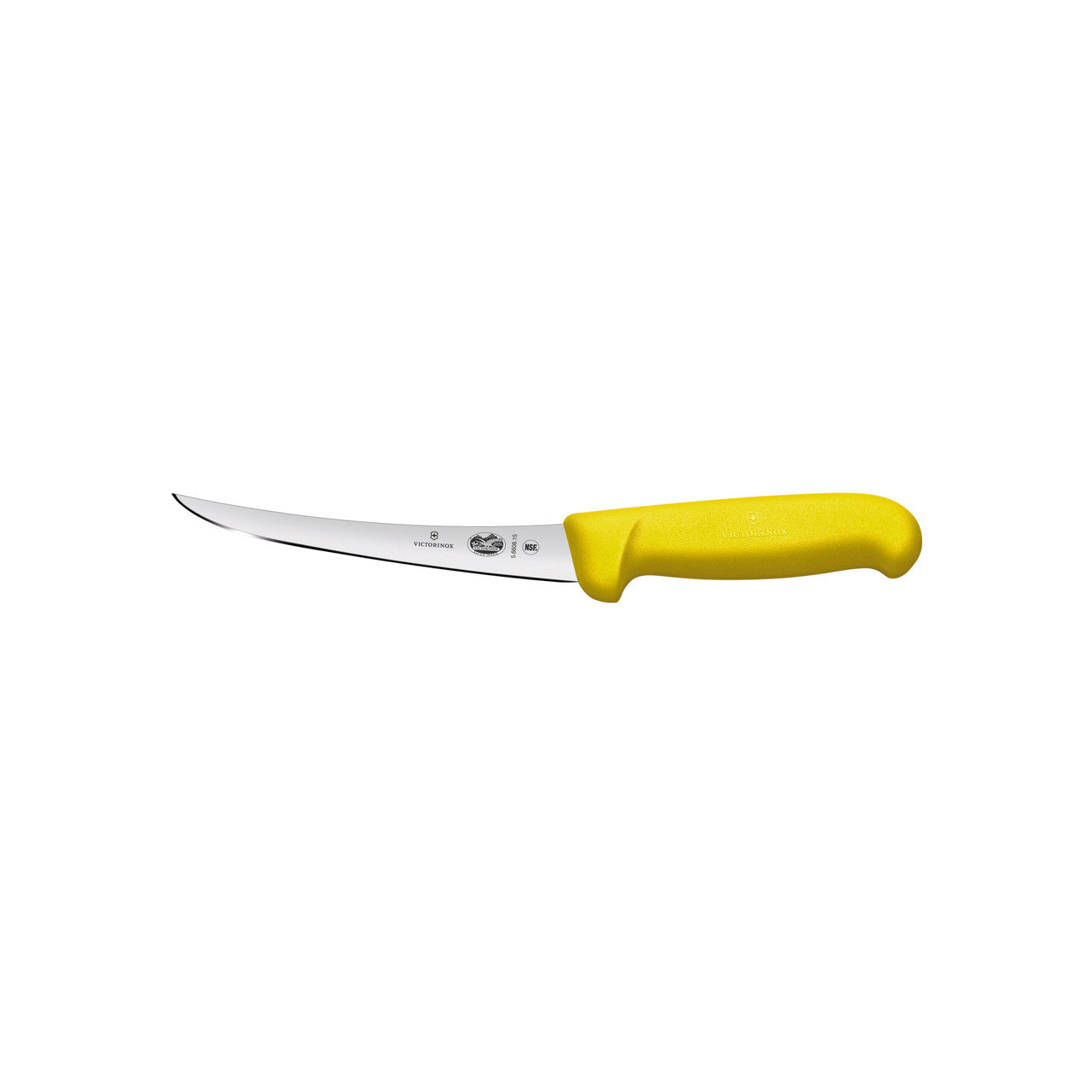 Boning Knife, 15cm Curved, Safety Grip, Narrow Blade, Fibrox - Yellow