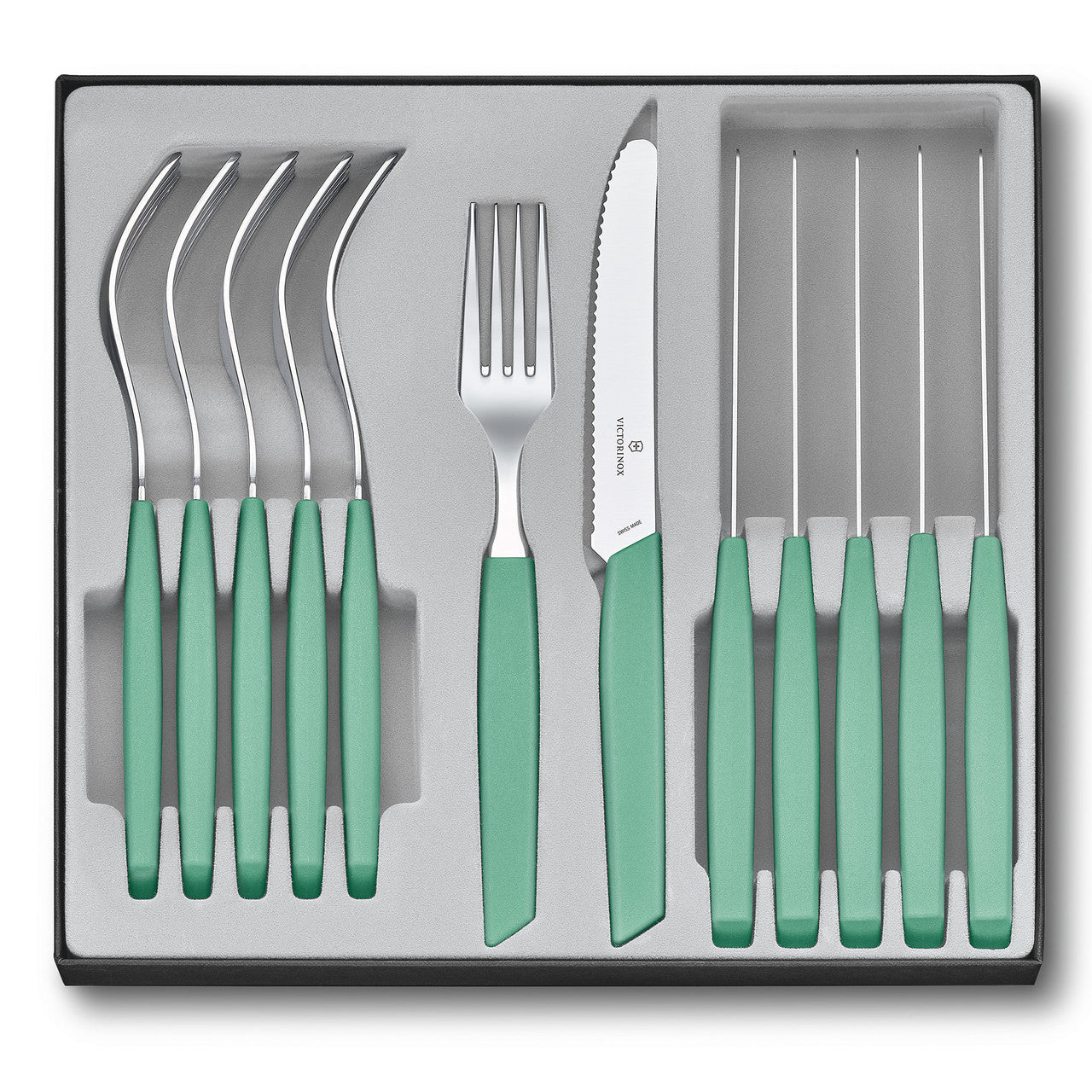 Swiss Modern Table Set (Rounded Knife), 12 pieces