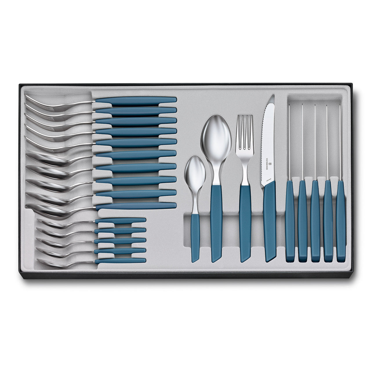 Swiss Modern Table Set (Rounded Knife), 24 pieces