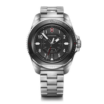 Journey 1884 - black dial / steel bracelet