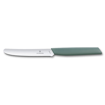 Swiss Modern Tomato and Table Knife, Wavy Edge, 11cm