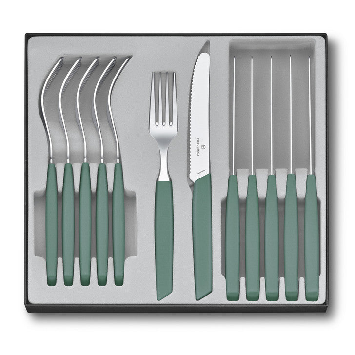 Swiss Modern Table Set (Rounded Knife), 12 pieces