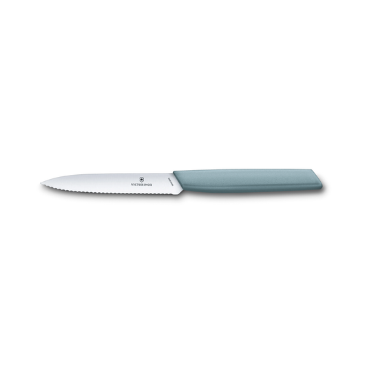 Swiss Modern Paring Knife, Wavy Edge, 10cm