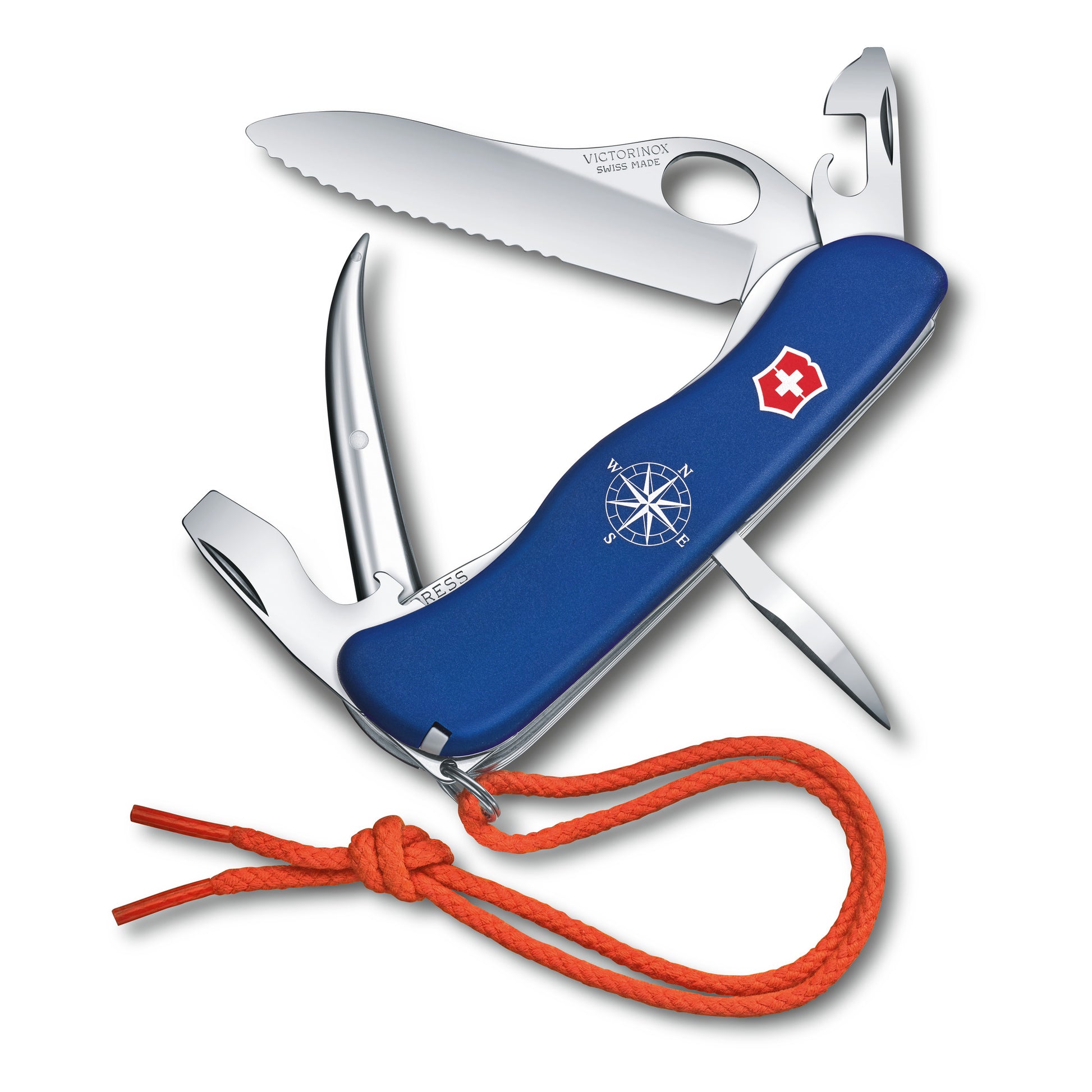 Victorinox Skipper Pro Swiss Army Knife in blue and orange