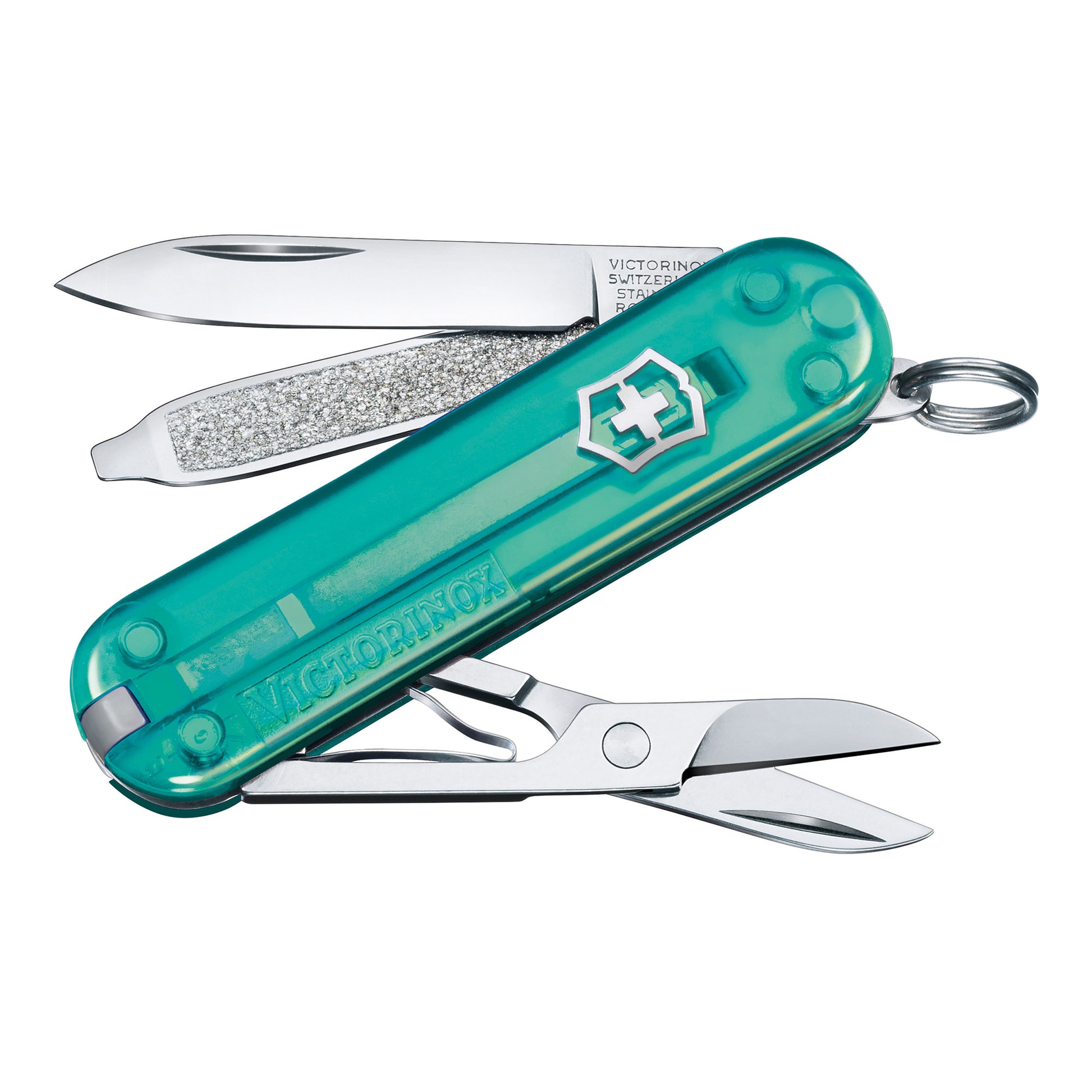 Victorinox Classic SD - Transparent in turquoise