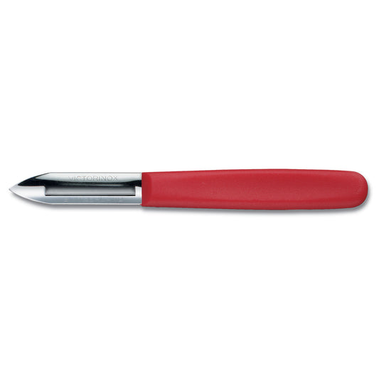 Potato Peeler, Single Edge, Red