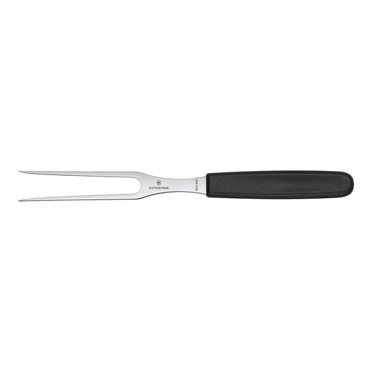 Carving Fork, 15cm, Flat Tines, Nylon - Black