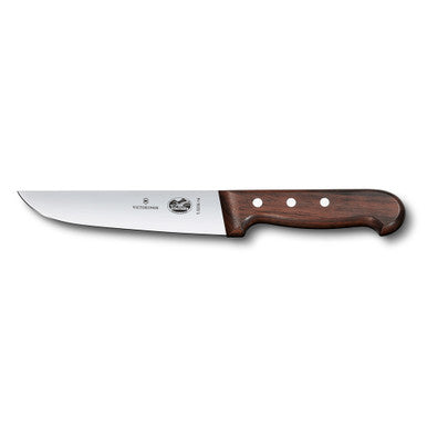 Butchers Knife,28cm,Straight Back Blade - Wood