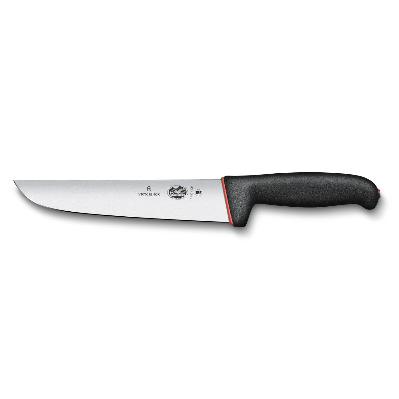 Butchers Knife, 20cm, Straight Back Blade, Dual Grip