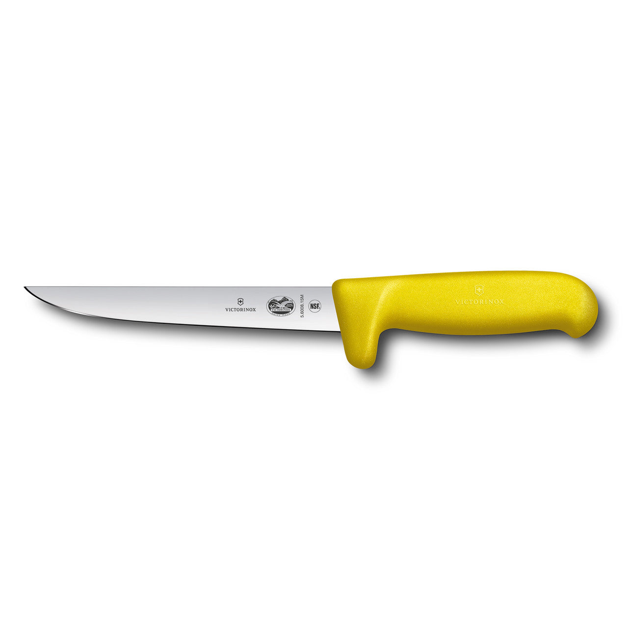 Boning Knife,15cm,Safety Grip,Wide Blade,Fibrox - Yellow