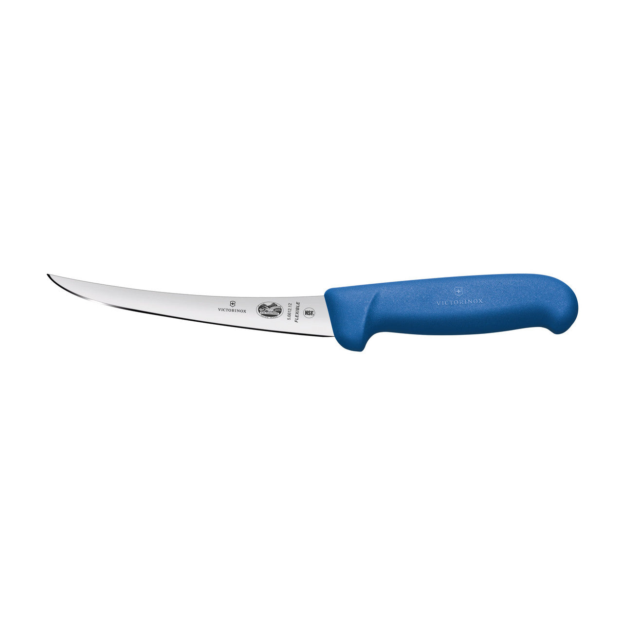 Boning Knife, 12cm Curved, Flexible Narrow Blade, Fibrox - Blue