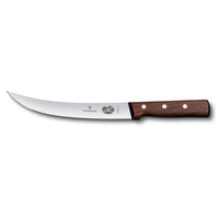 Breaking Knife, 25cm Curved, Narrow Blade - Wood
