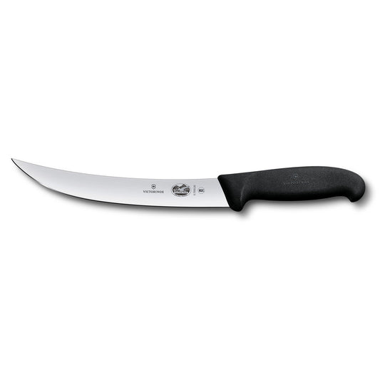 Breaking Knife, 20cm Curved, Narrow Blade, Fibrox - Black