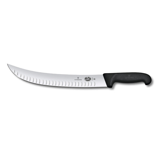 Brisket Knife, 31cm Curved Wide Blade, Fibrox - Black