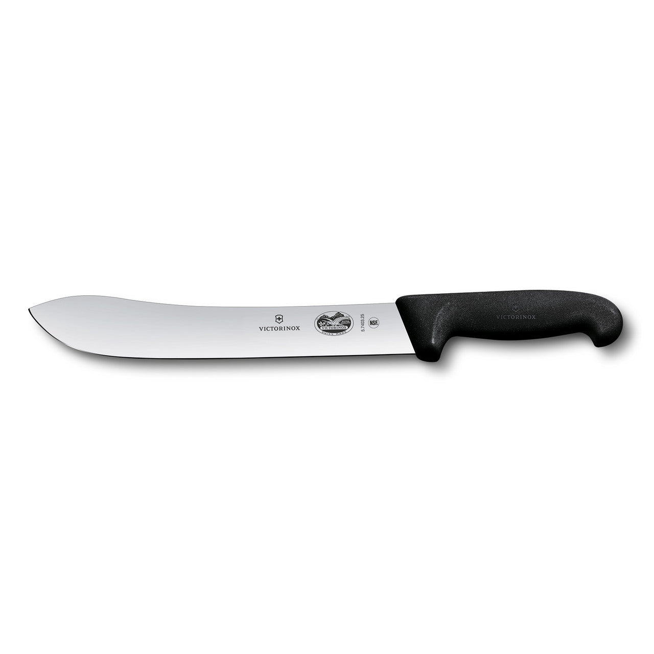 Butchers Knife, 18cm Wide Tip Blade, Fibrox - Black