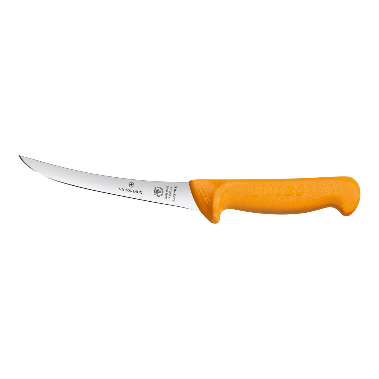 Swibo Boning Knife, 16cm Curved Flexible Blade - Yellow