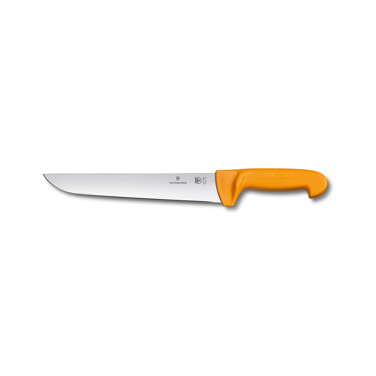 Swibo Butchers Knife, 21cm Straight Back Blade - Yellow