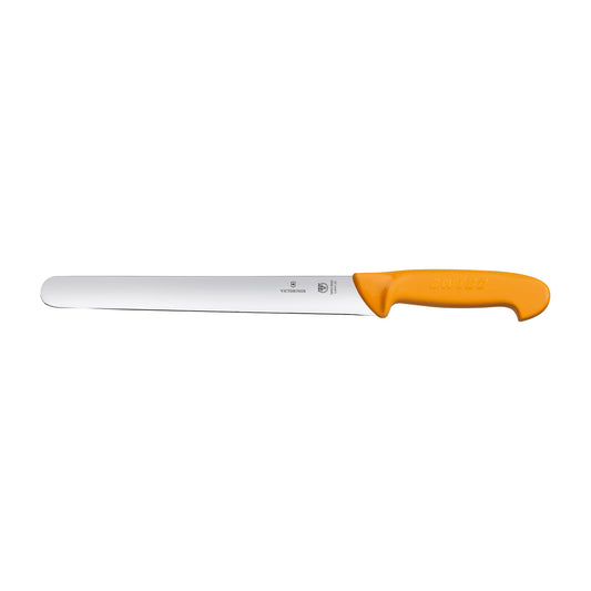 Swibo Slicing Knife, 25cm Round Blade 30mm width - Yellow