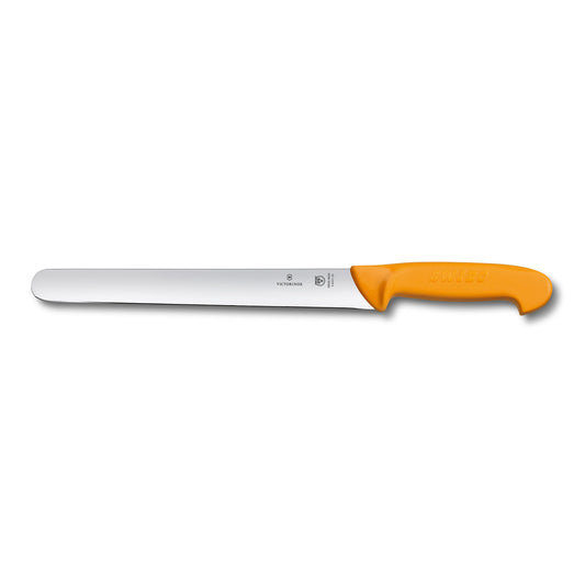 Swibo Slicing Knife, 30cm Round Blade 30mm width - Yellow