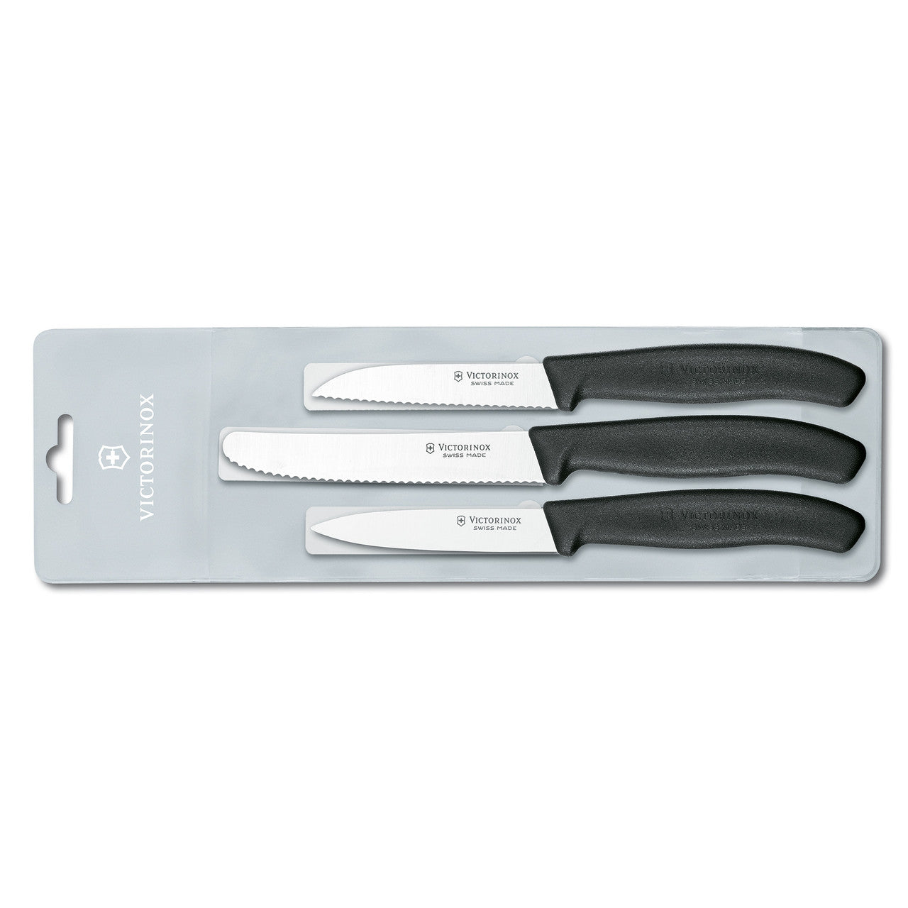 Paring Knife Set, Classic 3 pc - Black