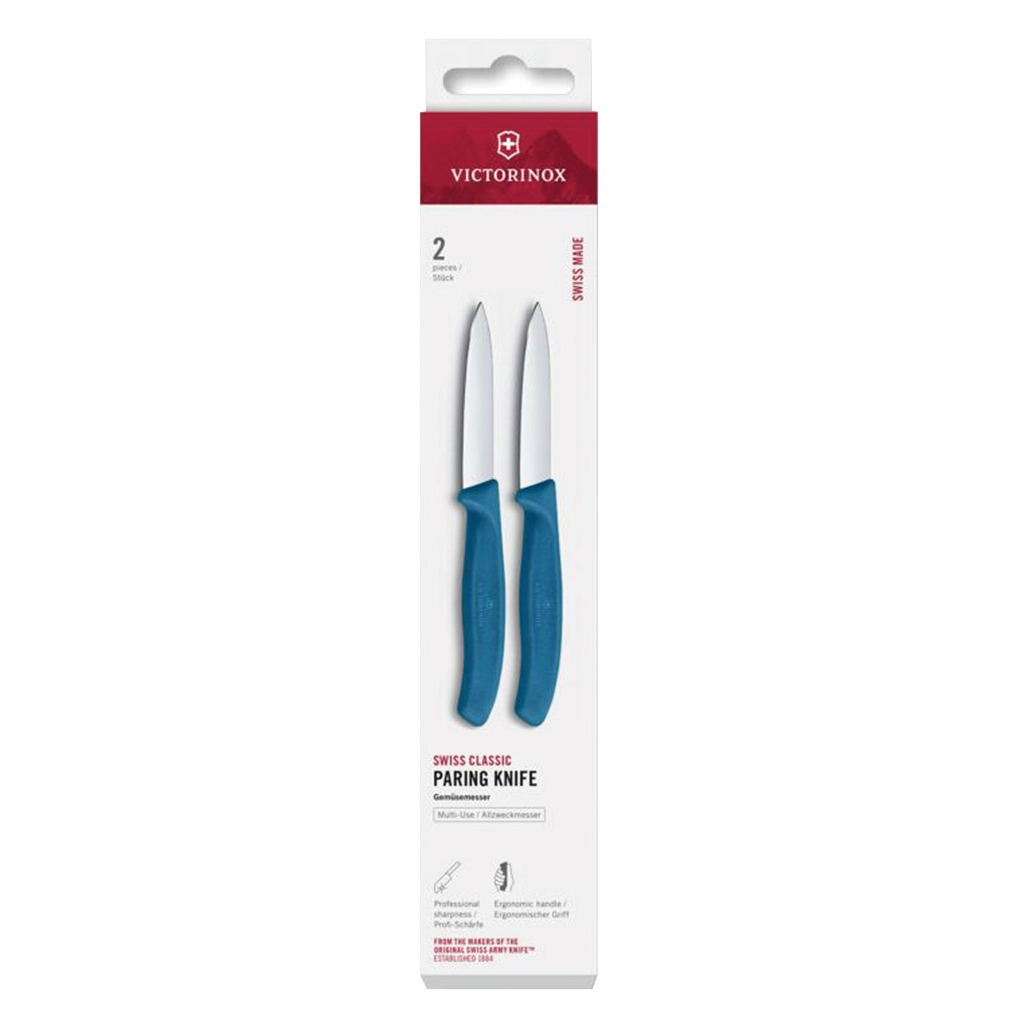 Swiss Classic Paring Knife, Straight Edge, 8cm