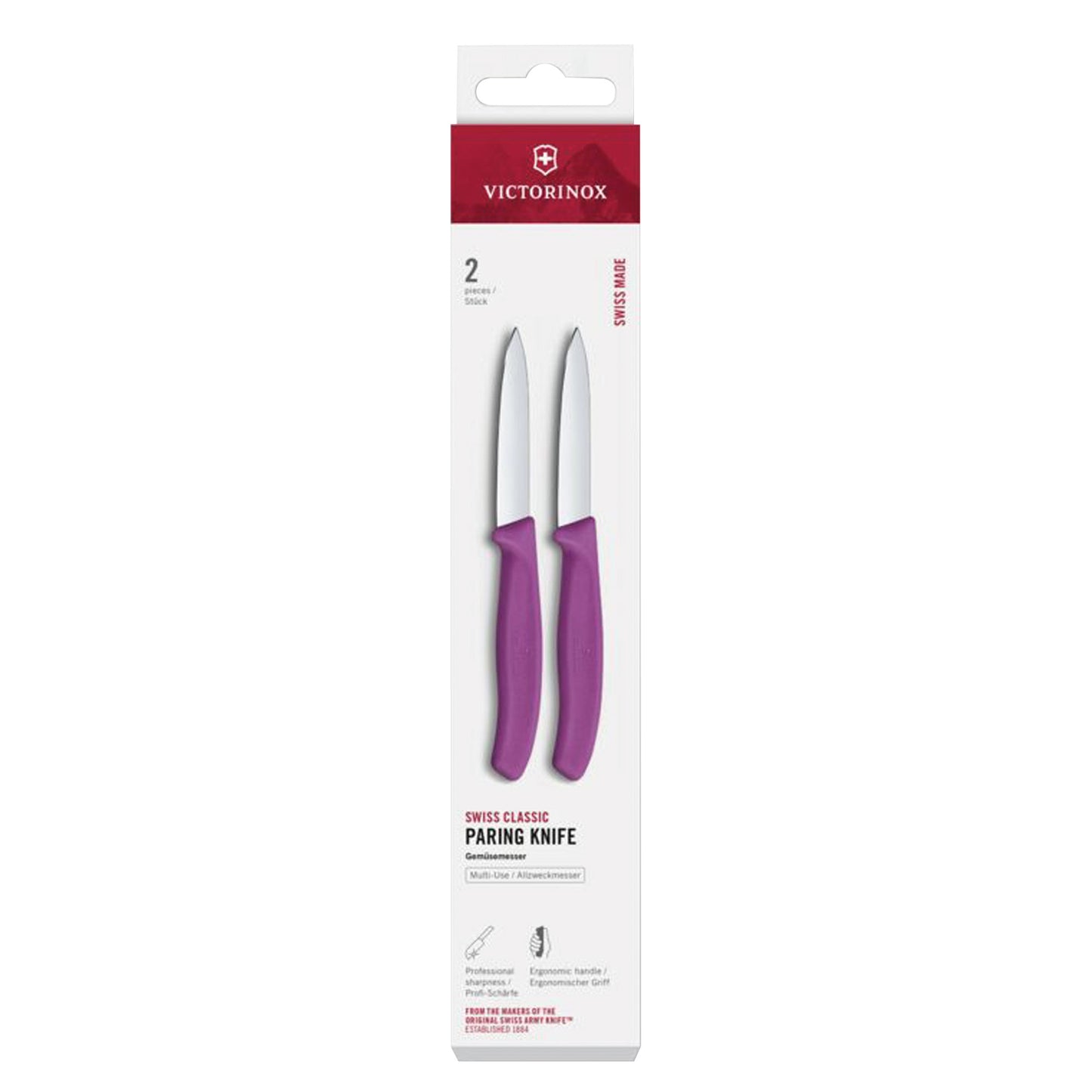 Swiss Classic Paring Knife, Straight Edge, 8cm