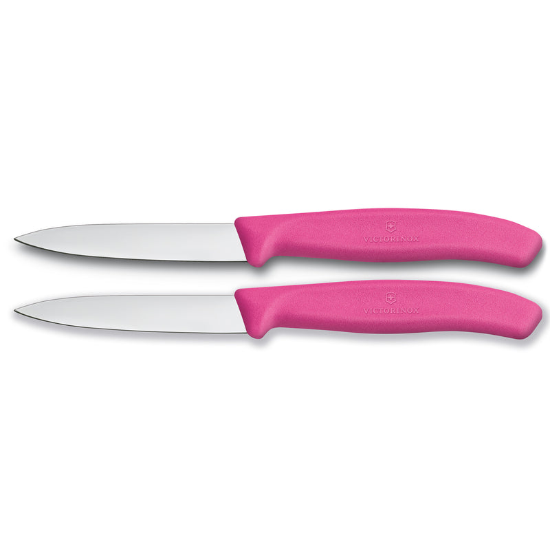 Swiss Classic Paring Knife, Straight Edge, 8cm, 2 piece Small Image