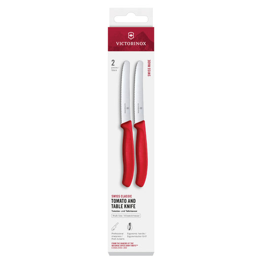 Swiss Classic Tomato and Table Knife Set, 2 Pieces - Gift Box