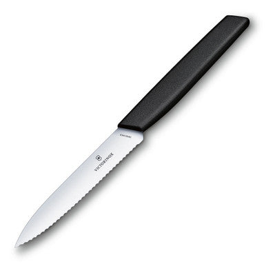 Swiss Modern Paring Knife, Wavy Edge, 10cm