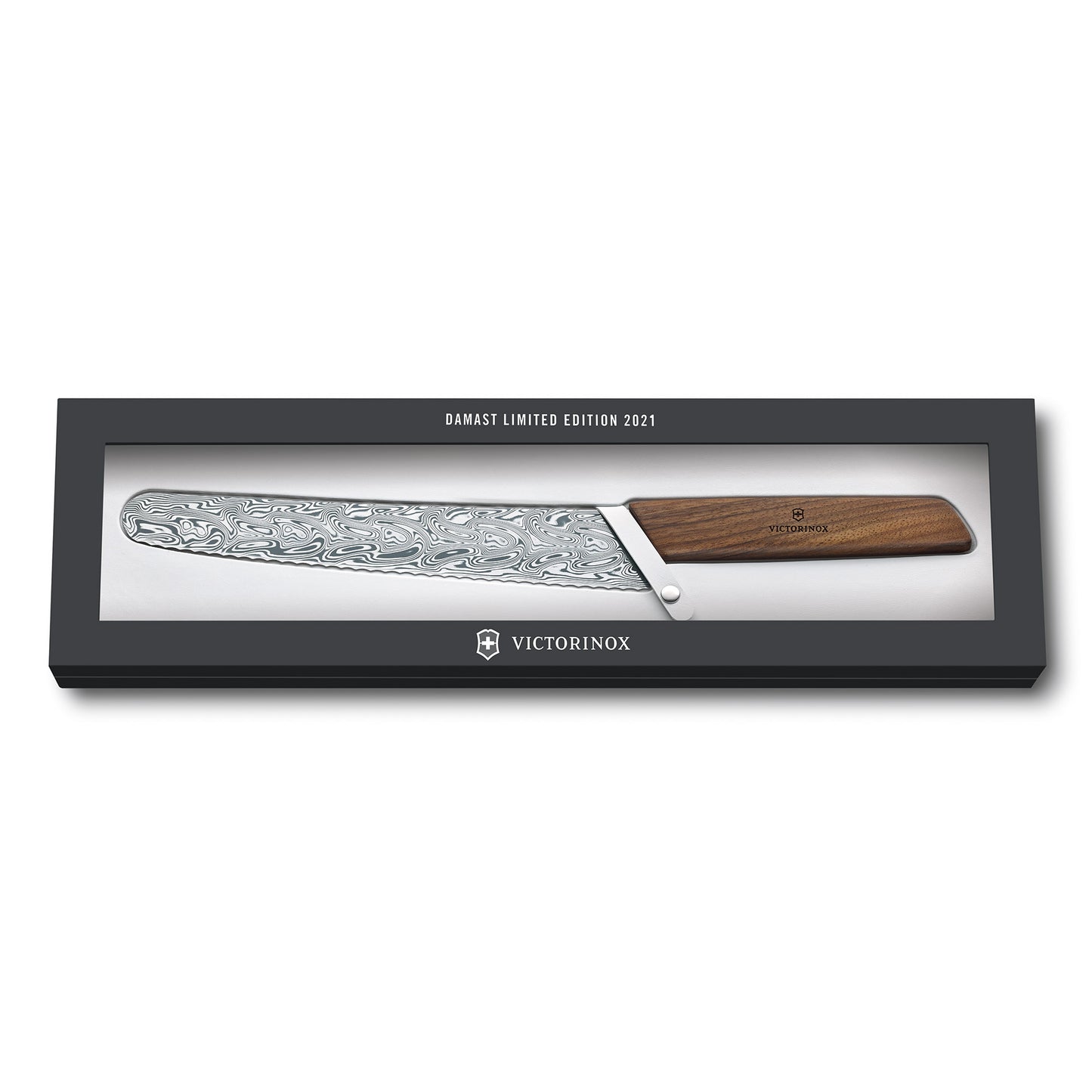 Swiss Modern Bread and Pastry Knife Damast Limited Edition 2021