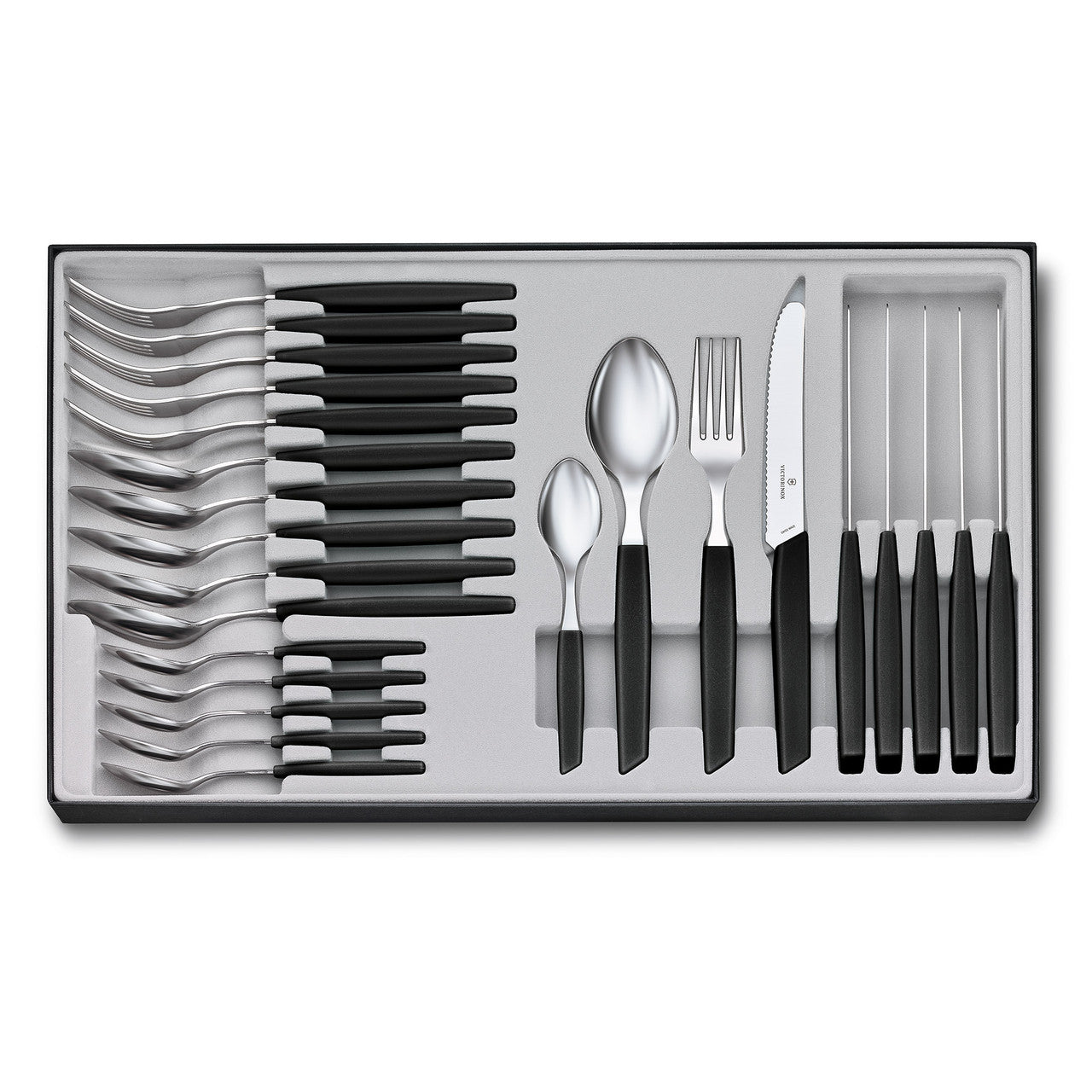 Swiss Modern Table Set (Rounded Knife), 24 pieces Small Image